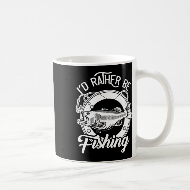 Mug Je Préférerais Pêcher Pour Pêcheur Amateur De Pêch (Droite)