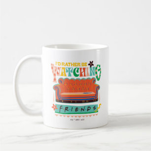 Mug Je préfèrerais regarder les amis™ Vibrant Grapic
