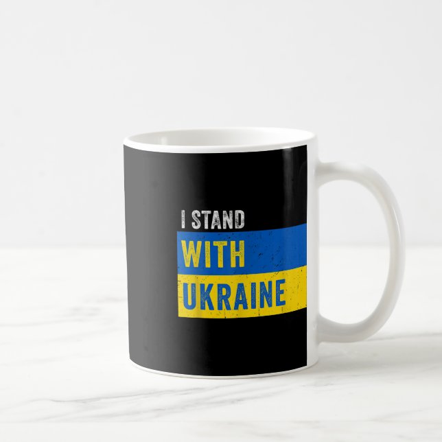 Mug Je Prends Position Avec L'Ukraine _ Arrêtez Poutin (Droite)