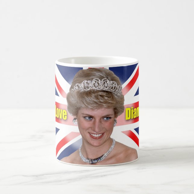 Mug "Je princesse Diana de HRH aime Diana" (Centre)