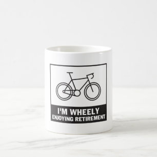 Mug Je profite de la retraite amusante Vélo à vélo