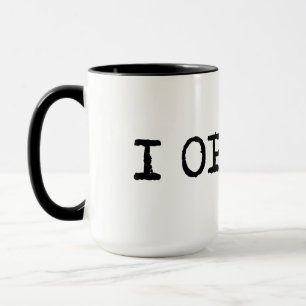 Mug Je refuse de participer - T-Shirt