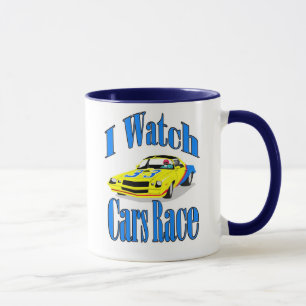 Mug Je Regarde La Course Des Voitures