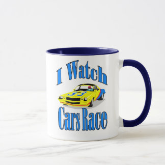 Mug Je Regarde La Course Des Voitures