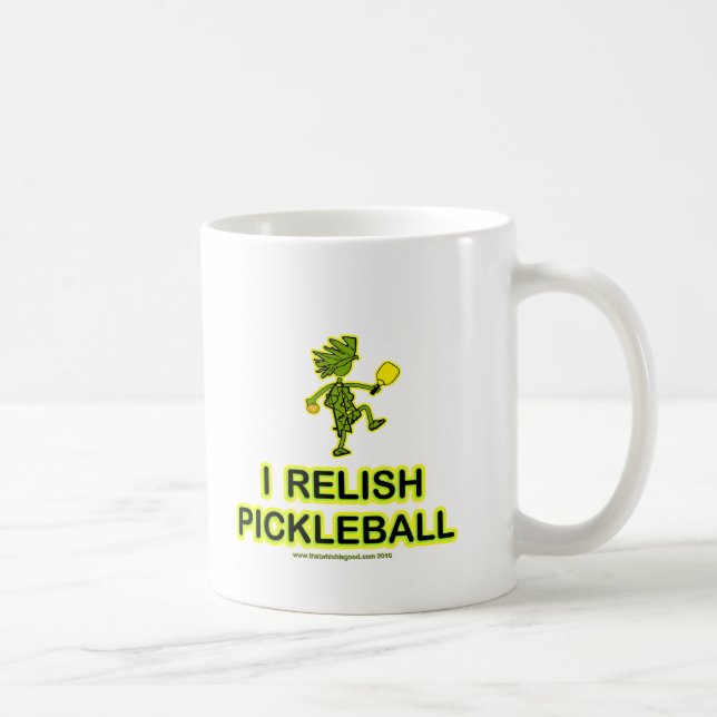 Mug Je Relish Pickleball Shirts & Cadeaux (Droite)