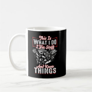 Mug Je répare des trucs et je connais des choses Mécan