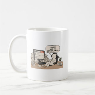 Mug Je répondrai quand je serai émotionnellement prêt