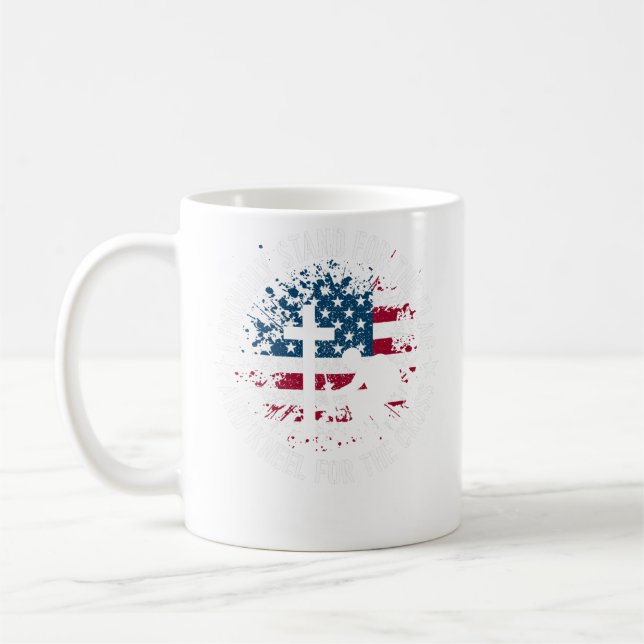 Mug Je représente fièrement l'agenouillement de (Gauche)
