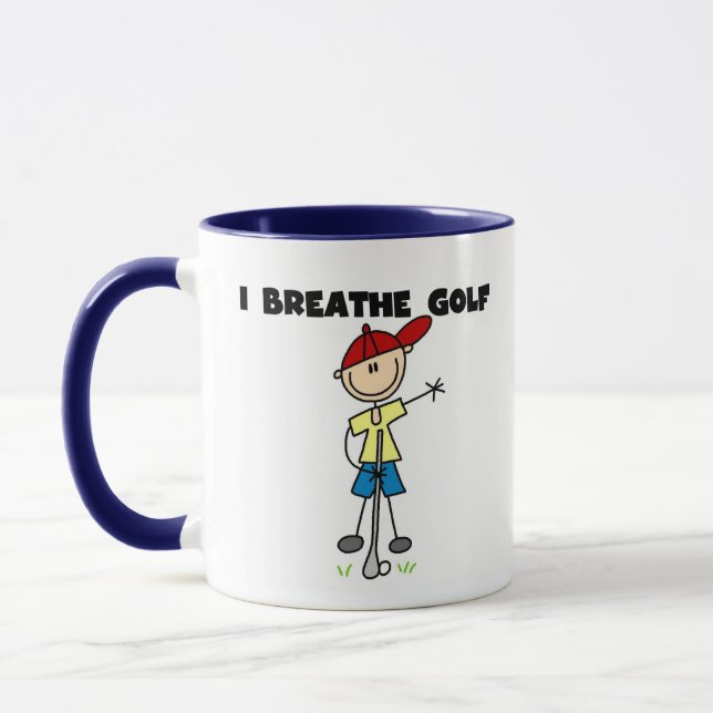 Mug Je respire Golf (Gauche)