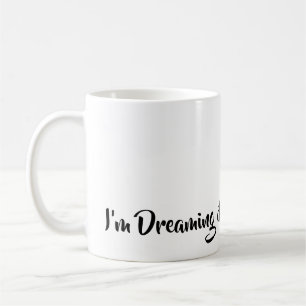 Mug Je rêve d’un Noël blanc, tout simplement élégant