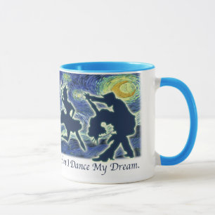 Mug Je rêve de la danse avec des étoiles