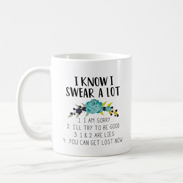 Mug Je Sais Que Je Prends Beaucoup De Coeur| Citation  (Gauche)