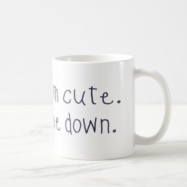 Mug Je sais que je suis mignon (Droite)