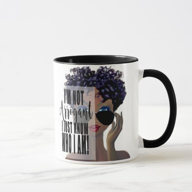 Mug Je sais qui je suis habilitation (Droite)