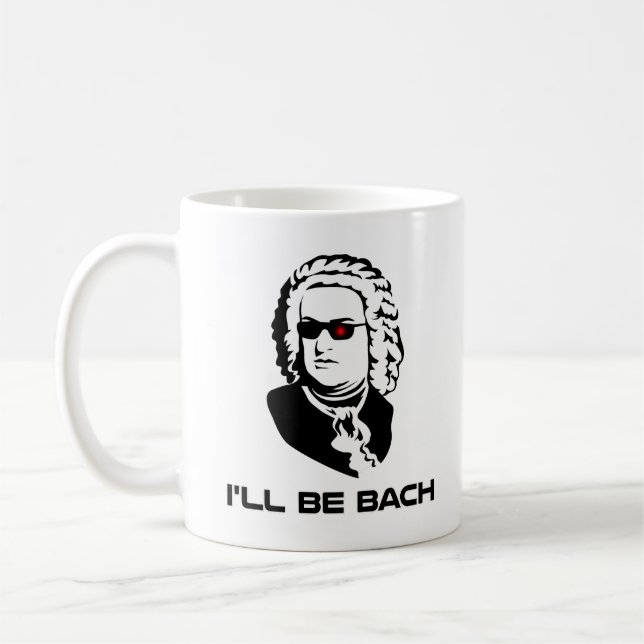 Mug Je serai Johann Sebastian Bach (Gauche)