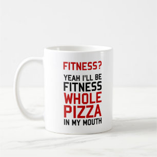 Mug Je serai pizza entière de Fitnees dans ma bouche