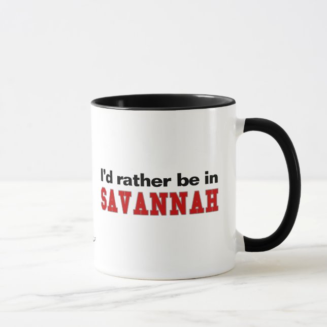 Mug Je serais plutôt dans la savane (Droite)