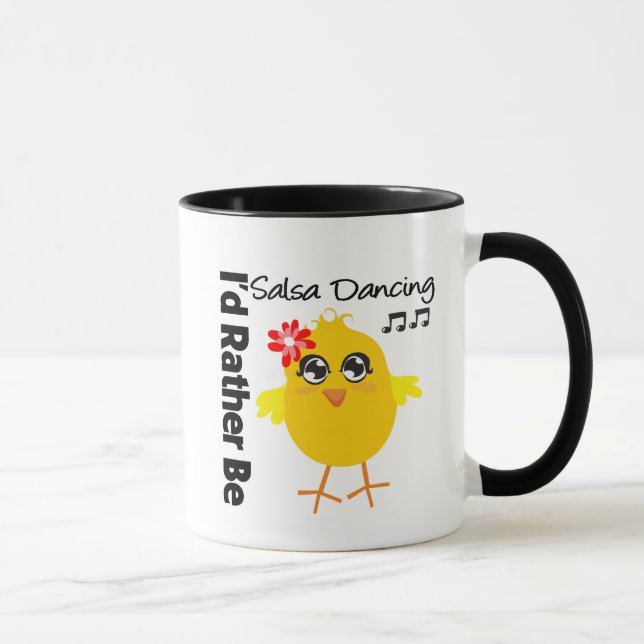 Mug Je serais plutôt danse de Salsa (Droite)