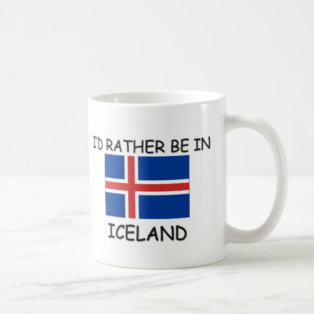 Mug Je serais plutôt en Islande (Droite)
