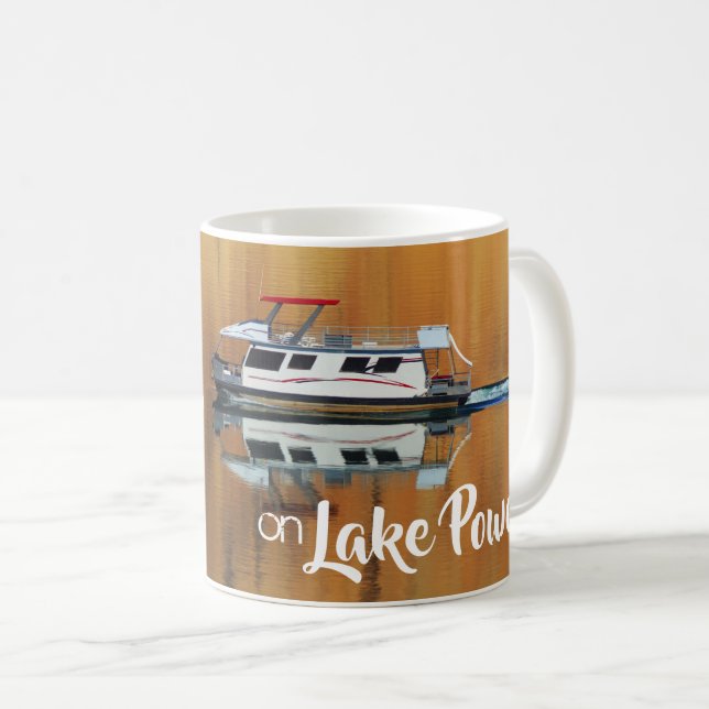 Mug Je serais plutôt Houseboating sur le lac Powell (Devant droit)