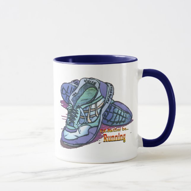 Mug Je serais plutôt les baskets courants de _ (Droite)