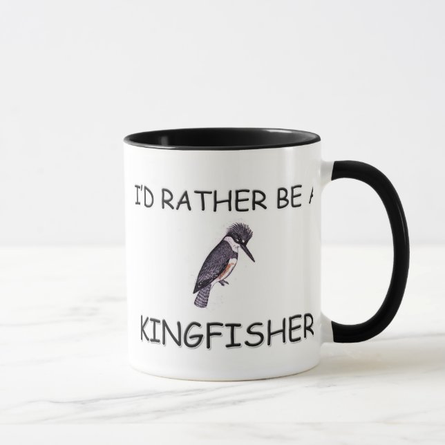 Mug Je serais plutôt un martin-pêcheur (Droite)