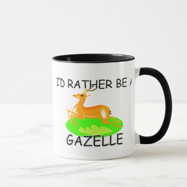 Mug Je serais plutôt une gazelle (Droite)