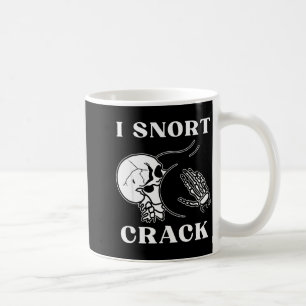 Mug Je sniffe du crack squelette crâne fessier drôle S