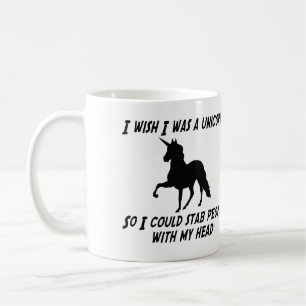 MUG JE SOUHAITE QUE J'AIE ÉTÉ UNE LICORNE