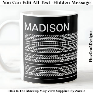 Mug Je Souhaite Que Je Tisse & Message Caché 092W