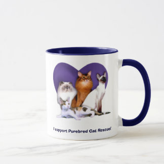 Mug Je soutiens la délivrance de race de chat !