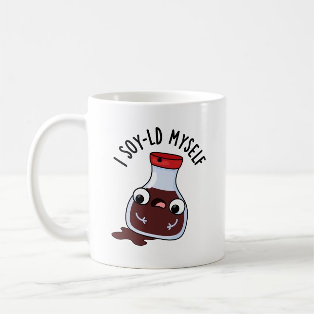Mug Je Soy-old Moi-Même Drôle Sauce Soy Pun (Gauche)