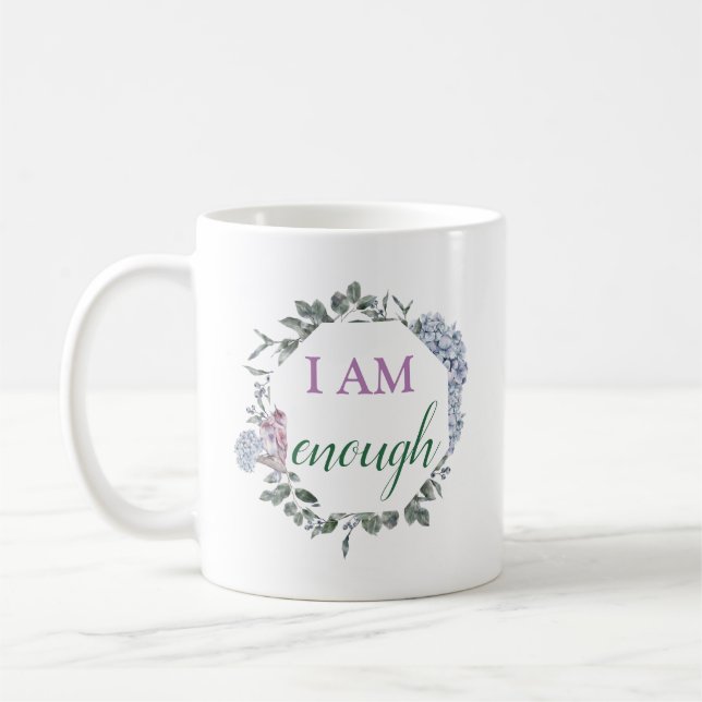 Mug Je Suis Assez Inspirant Affirmation (Gauche)