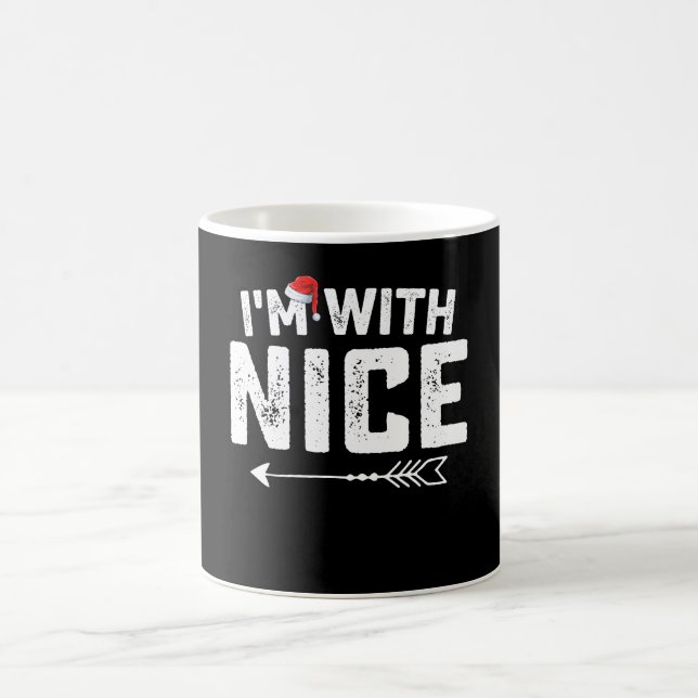 Mug Je suis avec de beaux couples de Noël assortis en  (Centre)