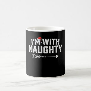 Mug Je suis avec des couples coquins de Noël