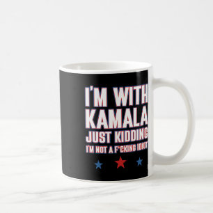 Mug Je suis avec Kamala, qui n'a rien à voir avec Idio