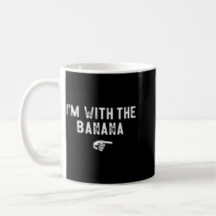Mug Je suis avec la banane Costume paresseux assorti H