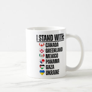 Mug Je suis avec le Canada Groenland Mexique Panama Ga