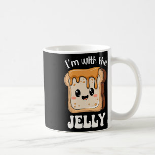Mug Je suis avec le couple assorti de gelée et de beur