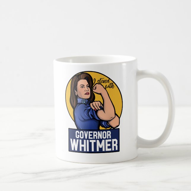 Mug Je suis avec le gouverneur Whitmer (Droite)