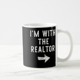 Mug Je suis avec le Realtor Costume de couple drôle d'