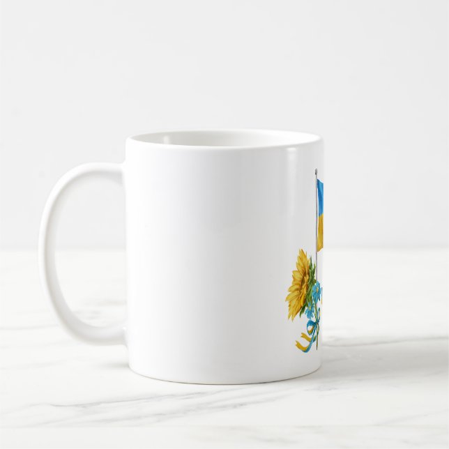 Mug Je suis avec le slogan Ukraine Ukraine Supporter F (Gauche)