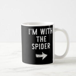 Mug Je suis avec le Spider Drôle de Costume de Couple 