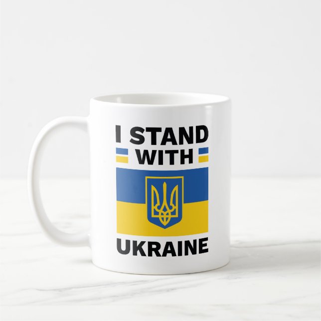 Mug Je suis avec l'Ukraine (Gauche)