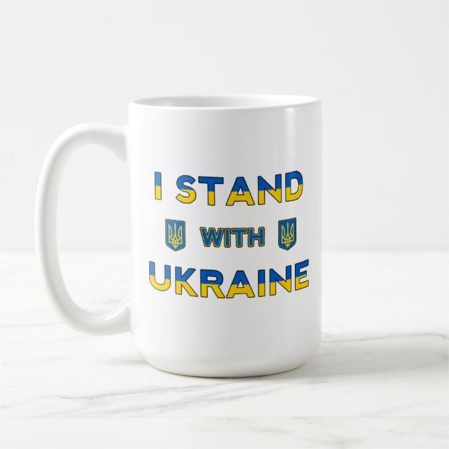 Mug Je Suis Avec L'Ukraine (Gauche)