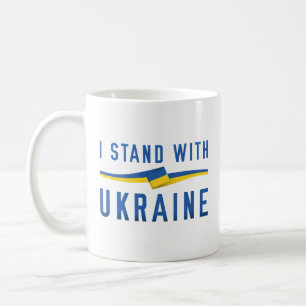 Mug Je suis avec l'Ukraine