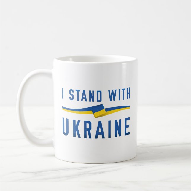 Mug Je suis avec l'Ukraine (Gauche)