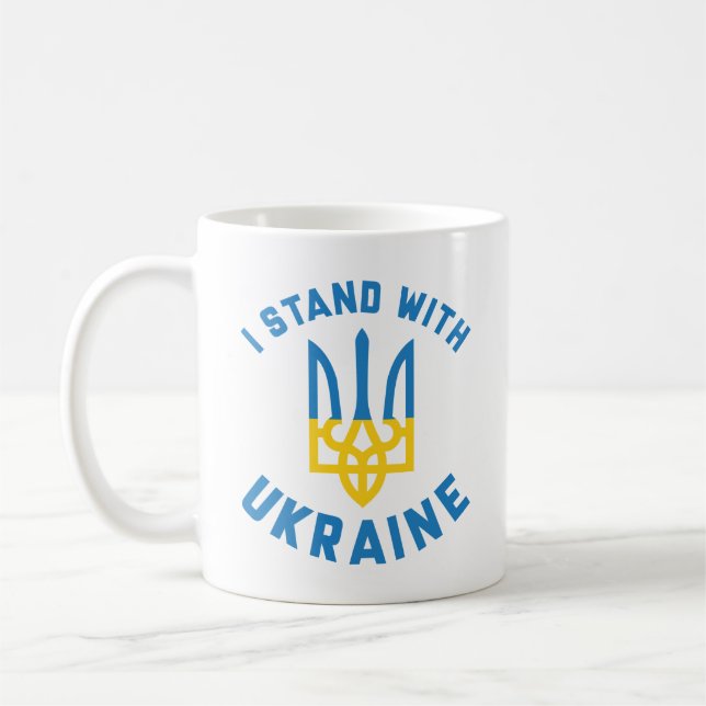 Mug Je Suis Avec L'Ukraine (Gauche)