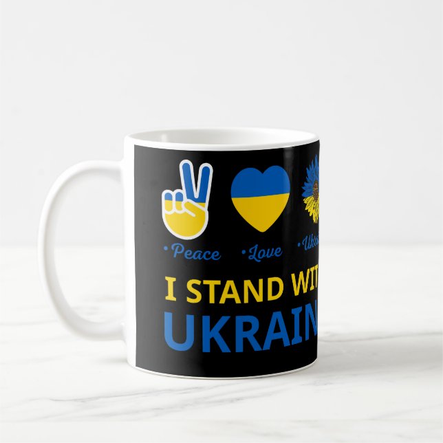 Mug Je suis avec l'ukraine (Gauche)