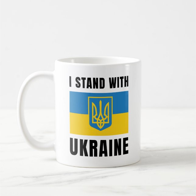 Mug Je suis avec l'Ukraine (Gauche)